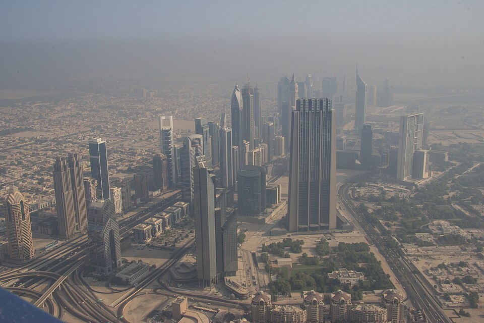 Downtown Dubai and Burj Khalifa skyline