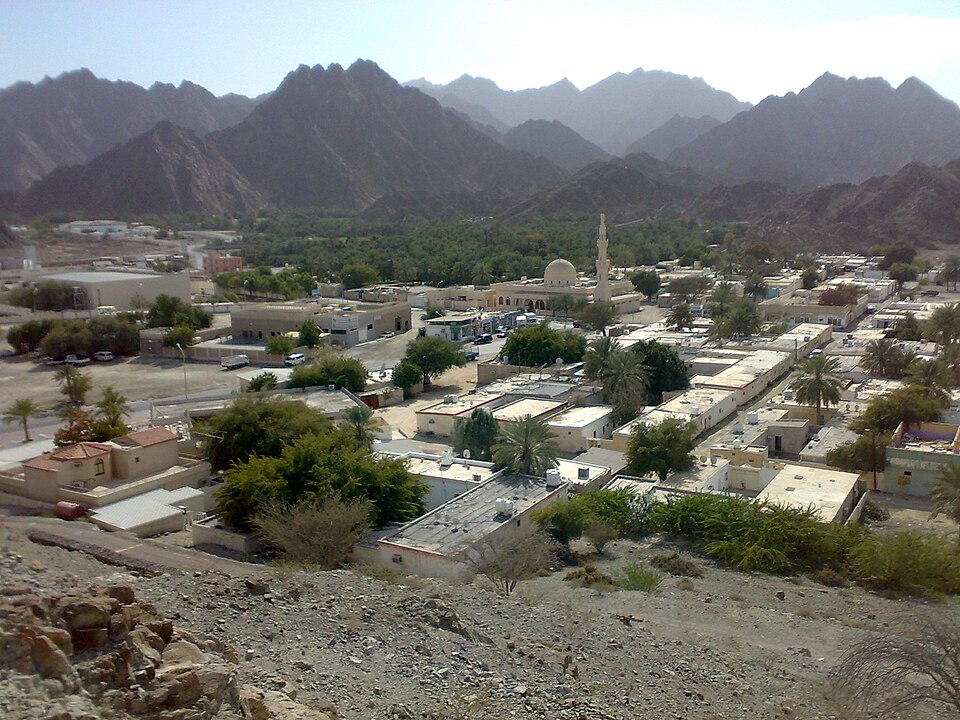 Traditional buildings in Hatta old town