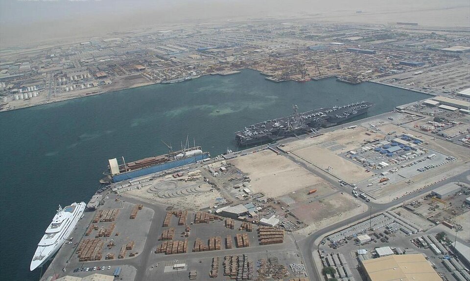 Container terminals at Jebel Ali Port